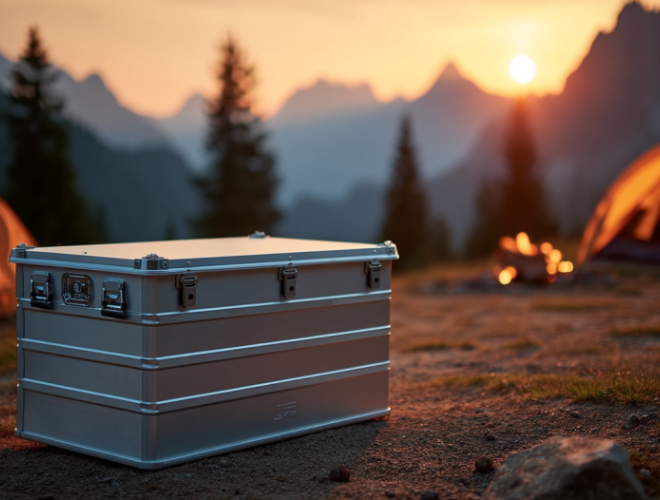Coffre Aluminium Defender pour une utilisation en extérieur et en camping