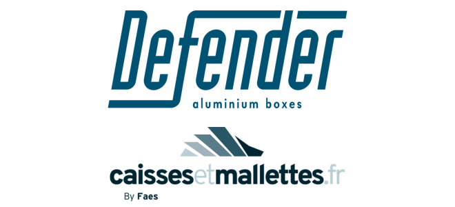 Logos Defender et caissesetmallettes.fr