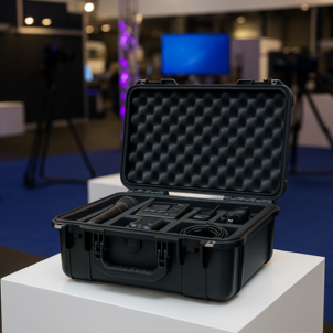 Mallette de présentation SKB avec intérieur en mousse pour démonstrations professionnelles