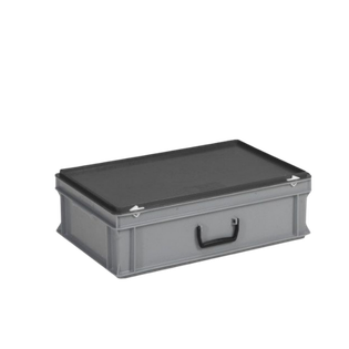 RAKO - Mallette en plastique 35-208 - Gris