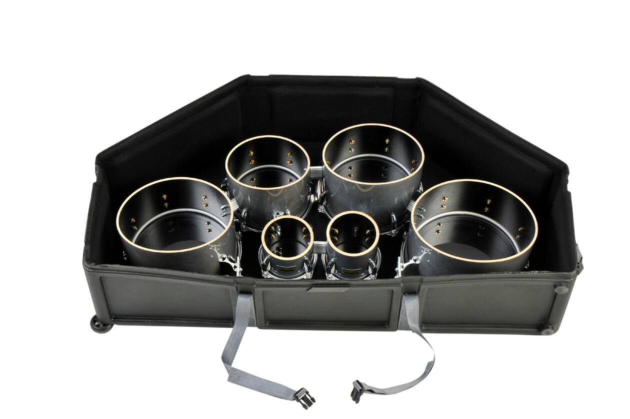 SKB - Valise pour caisse quad/quint de fanfare - avec roulettes et intérieur rembourré
