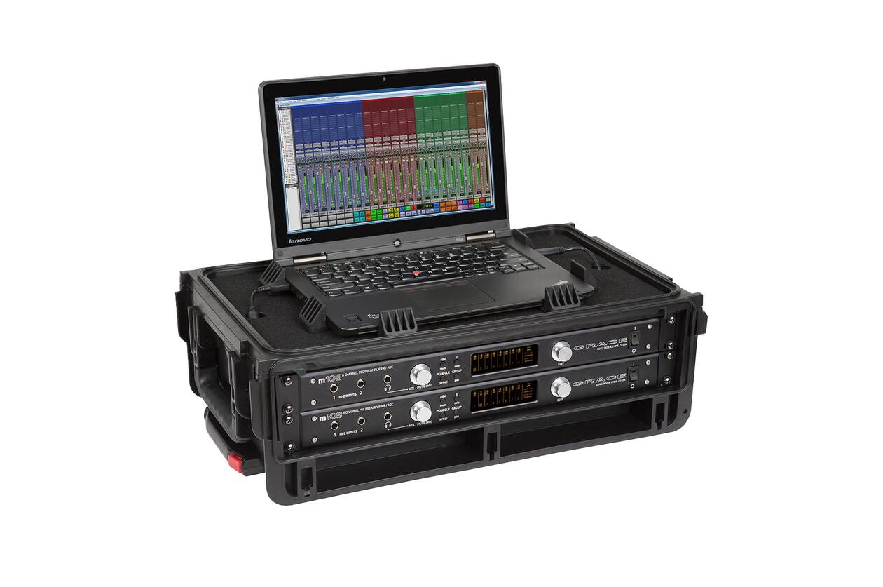 SKB - Valise Rack Studio Flyer 2U - avec Roulettes