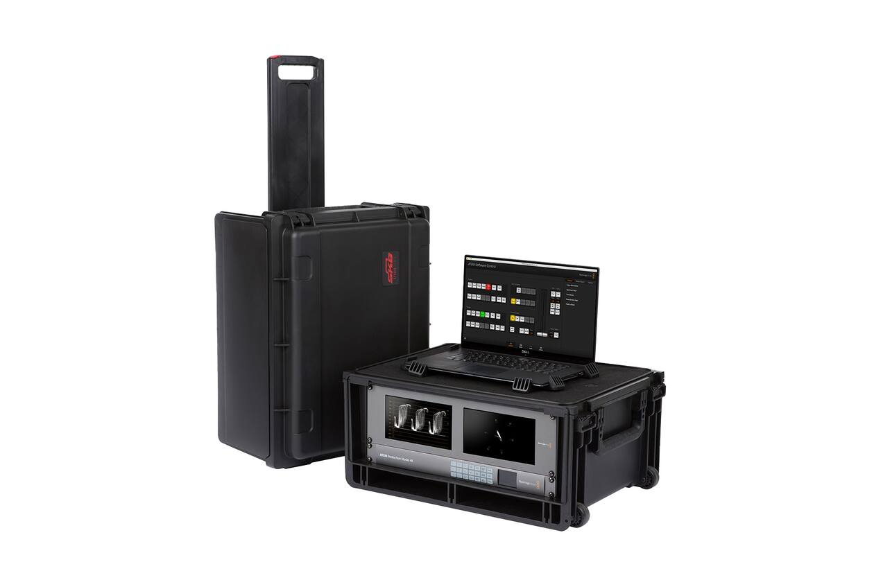 SKB - Valise Rack Studio Flyer 4U - avec Roulettes