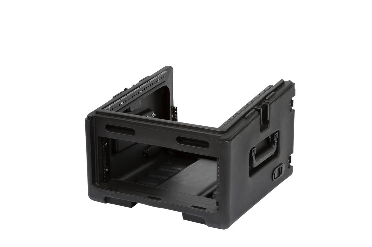 SKB - Rack Compact - 10U Rack Supérieur & 4U Rack Frontal - avec Roulettes