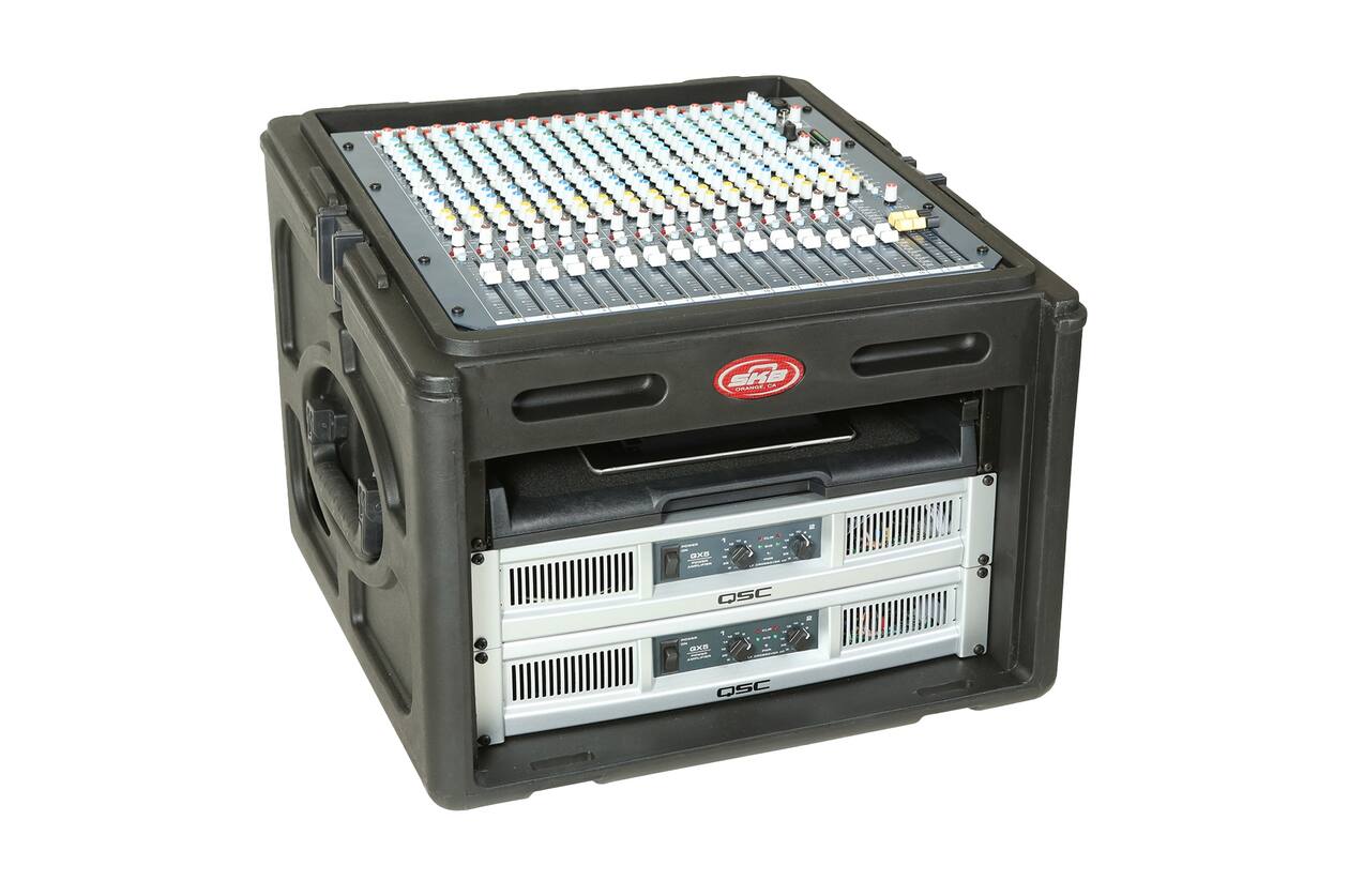 SKB - Rack Compact - 10U Rack Supérieur & 6U Rack Frontal