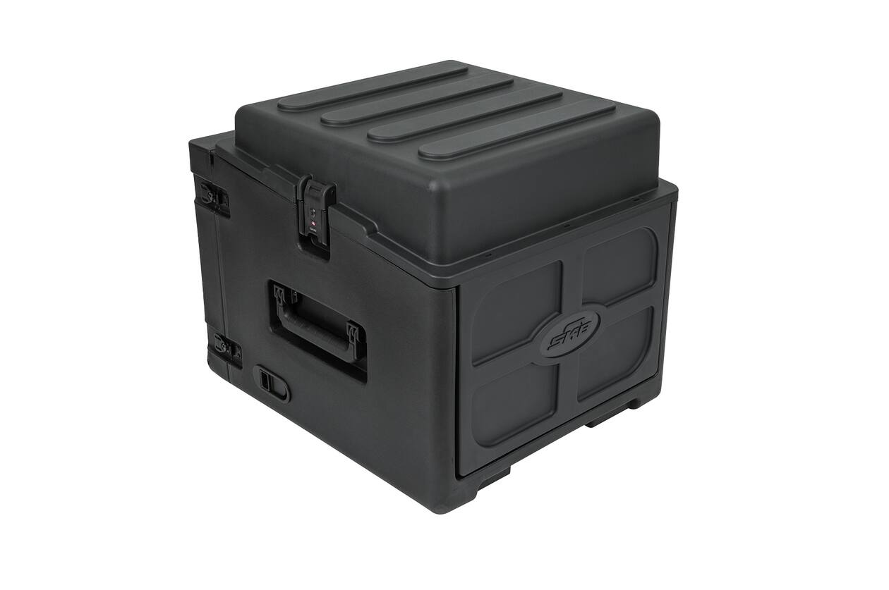 SKB - Rack Compact - 10U Rack Supérieur & 6U Rack Frontal - avec Roulettes