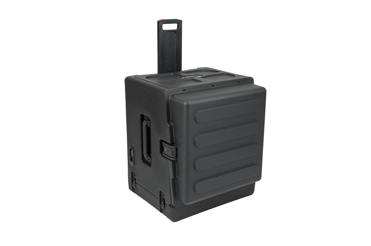 SKB - Rack Compact - 10U Rack Supérieur & 6U Rack Frontal - avec Roulettes
