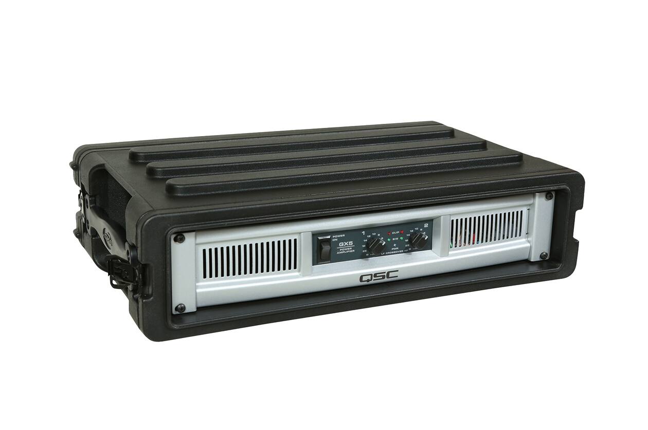 SKB - rSeries - Rack Peu Profond 2U avec Rails en Acier - 27 pouces de profondeur