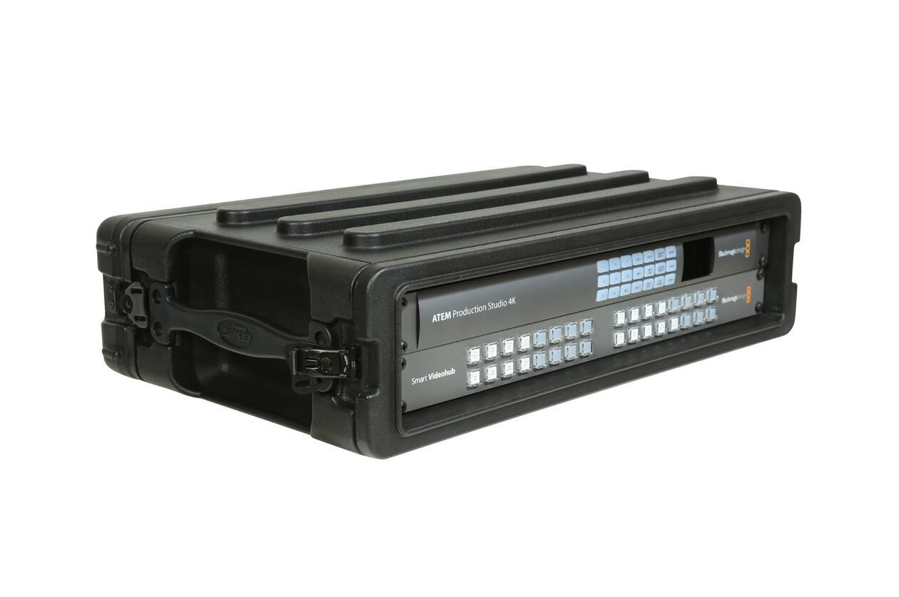SKB - rSeries - Rack Peu Profond 2U avec Rails en Acier - 27 pouces de profondeur