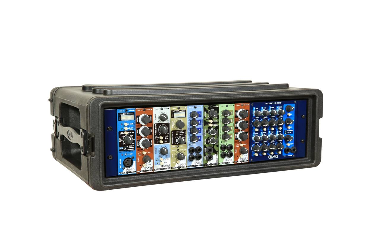 SKB - rSeries - Rack Peu Profond 3U avec Rails en Acier - 27 pouces de profondeur