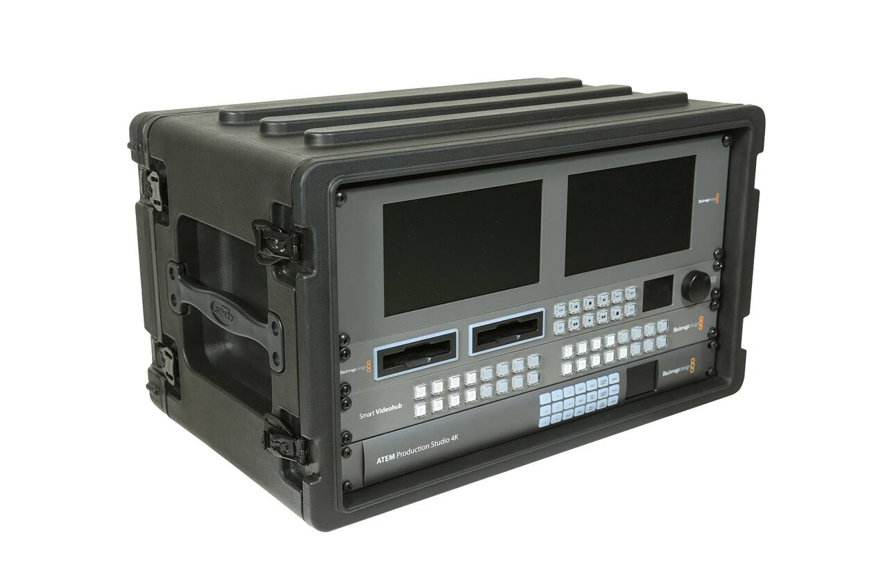 SKB - rSeries - Rack Peu Profond 6U avec Rails en Acier - 27 pouces de profondeur
