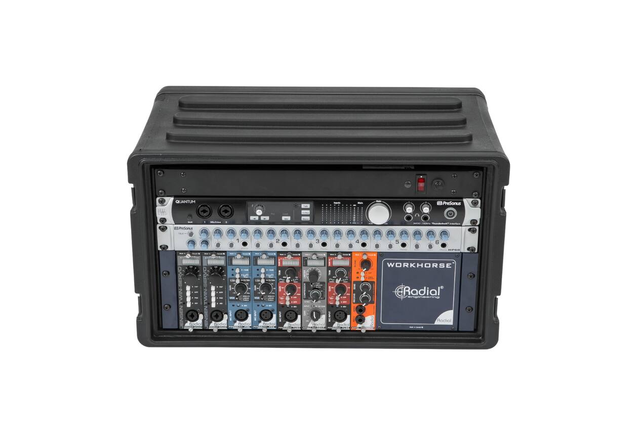 SKB - rSeries - Rack Peu Profond 6U avec Rails en Acier - 27 pouces de profondeur