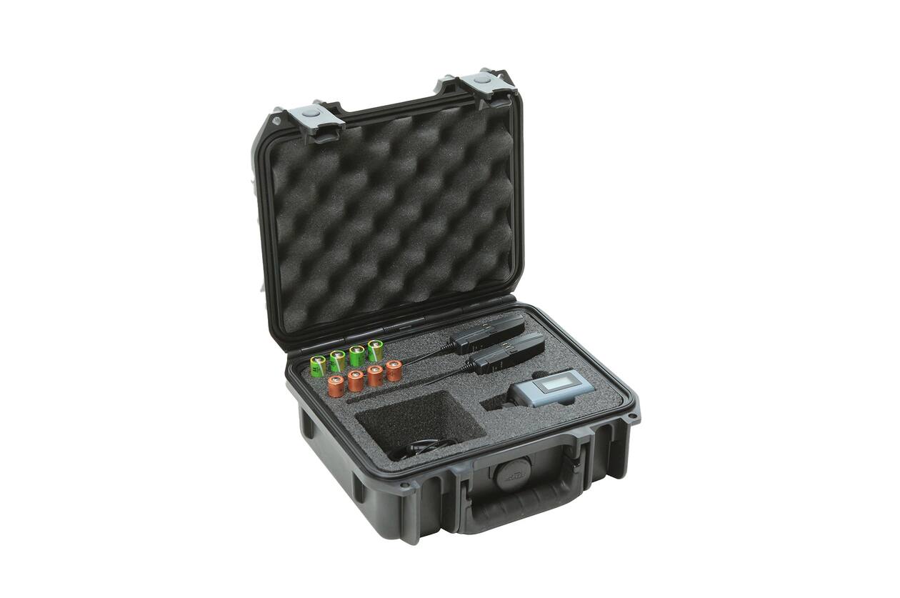 SKB - iSeries 0907-4 - Valise Étanche - Noire - Compartiment Microphone Sennheiser SW