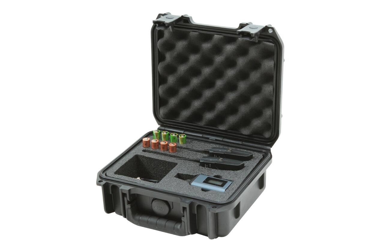 SKB - iSeries 0907-4 - Valise Étanche - Noire - Compartiment Microphone Sennheiser SW