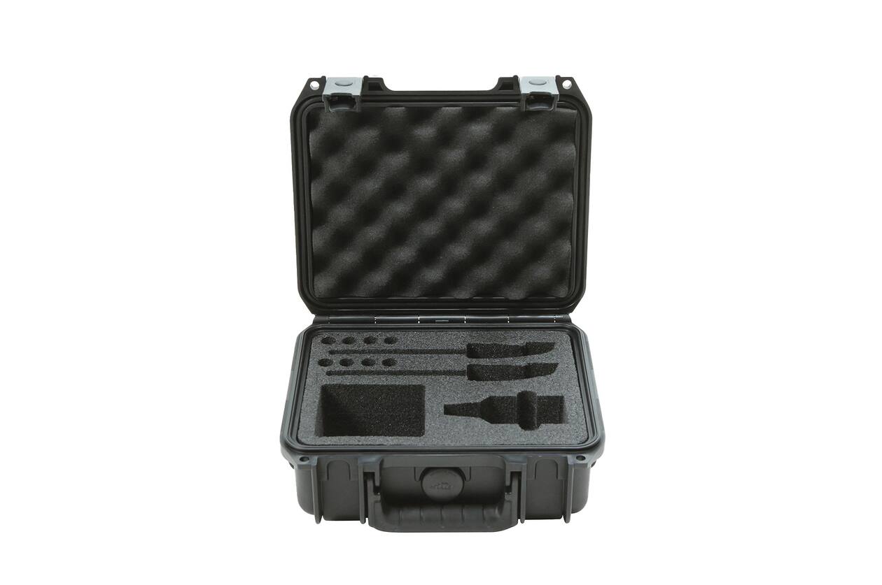 SKB - iSeries 0907-4 - Valise Étanche - Noire - Compartiment Microphone Sennheiser SW