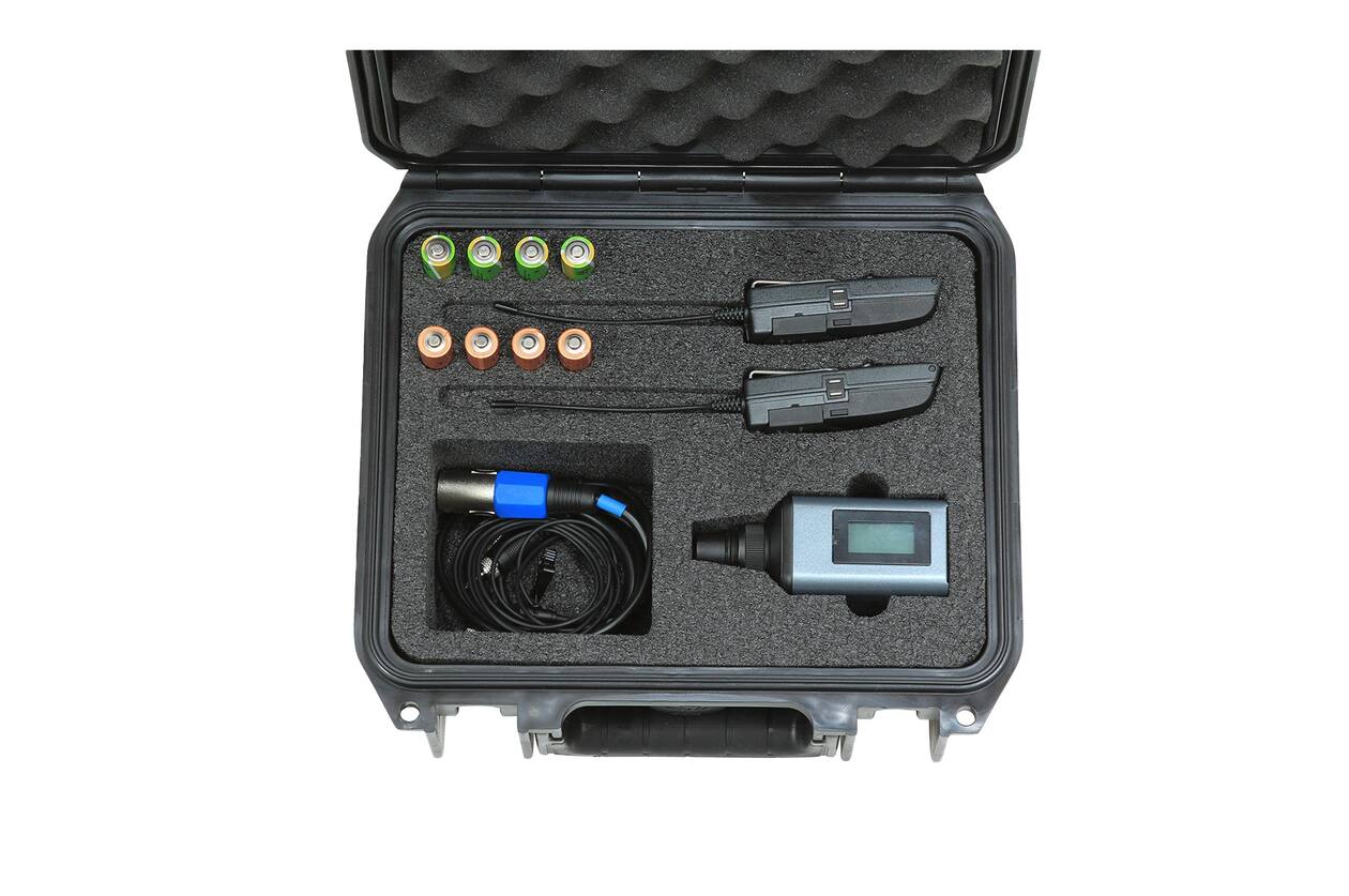 SKB - iSeries 0907-4 - Valise Étanche - Noire - Compartiment Microphone Sennheiser SW