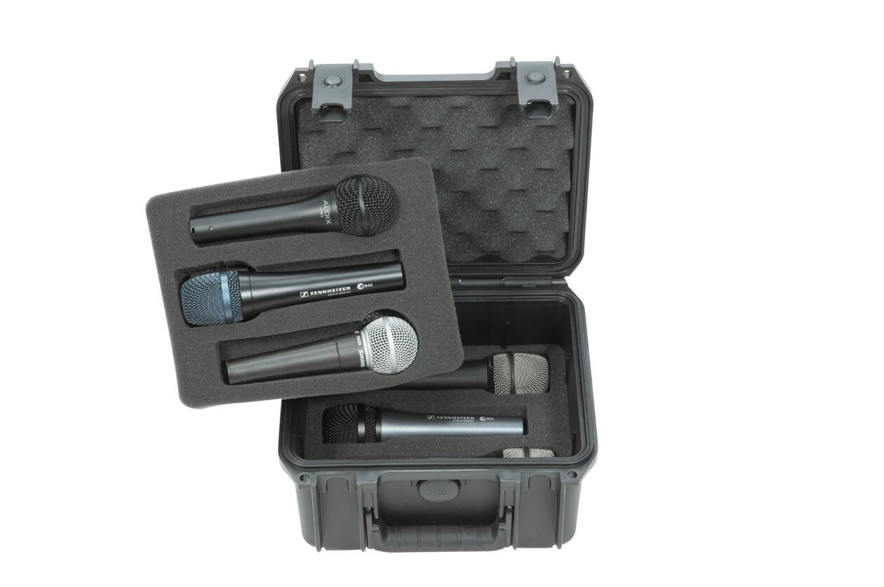 SKB - iSeries 0907-6 - Valise Étanche - Six Emplacements pour Microphones