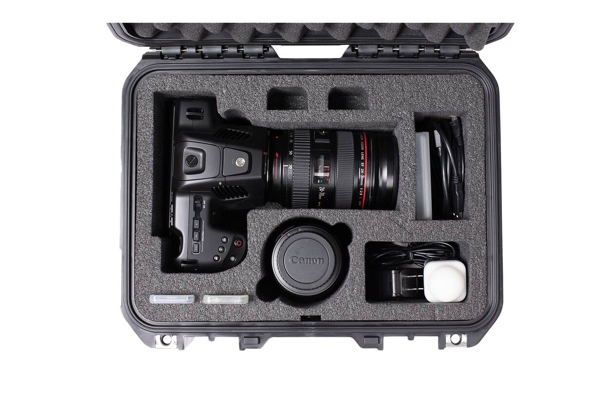 SKB - iSeries 3i-1309-6 - Valise étanche - Noir - Compartiment Blackmagic Design Pocket Cinema Camera 6K Pro