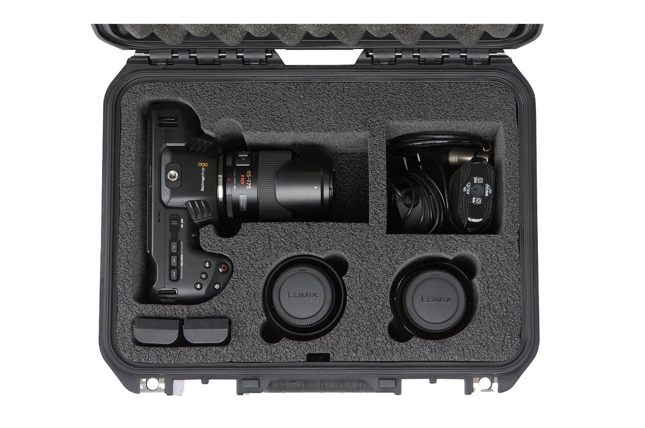 SKB - iSeries 1309-6 - Valise Étanche - Noire - Compartiment Pocket Cinema Camera 4K
