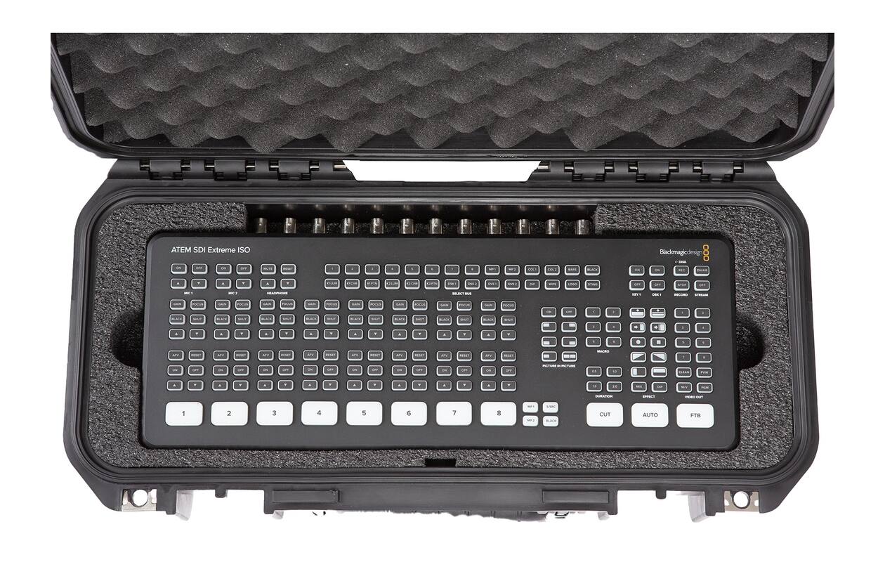 SKB - iSeries 3i-1706-6 - Valise étanche - Noir - Compartiment pour ATEM Mini Pro Switcher