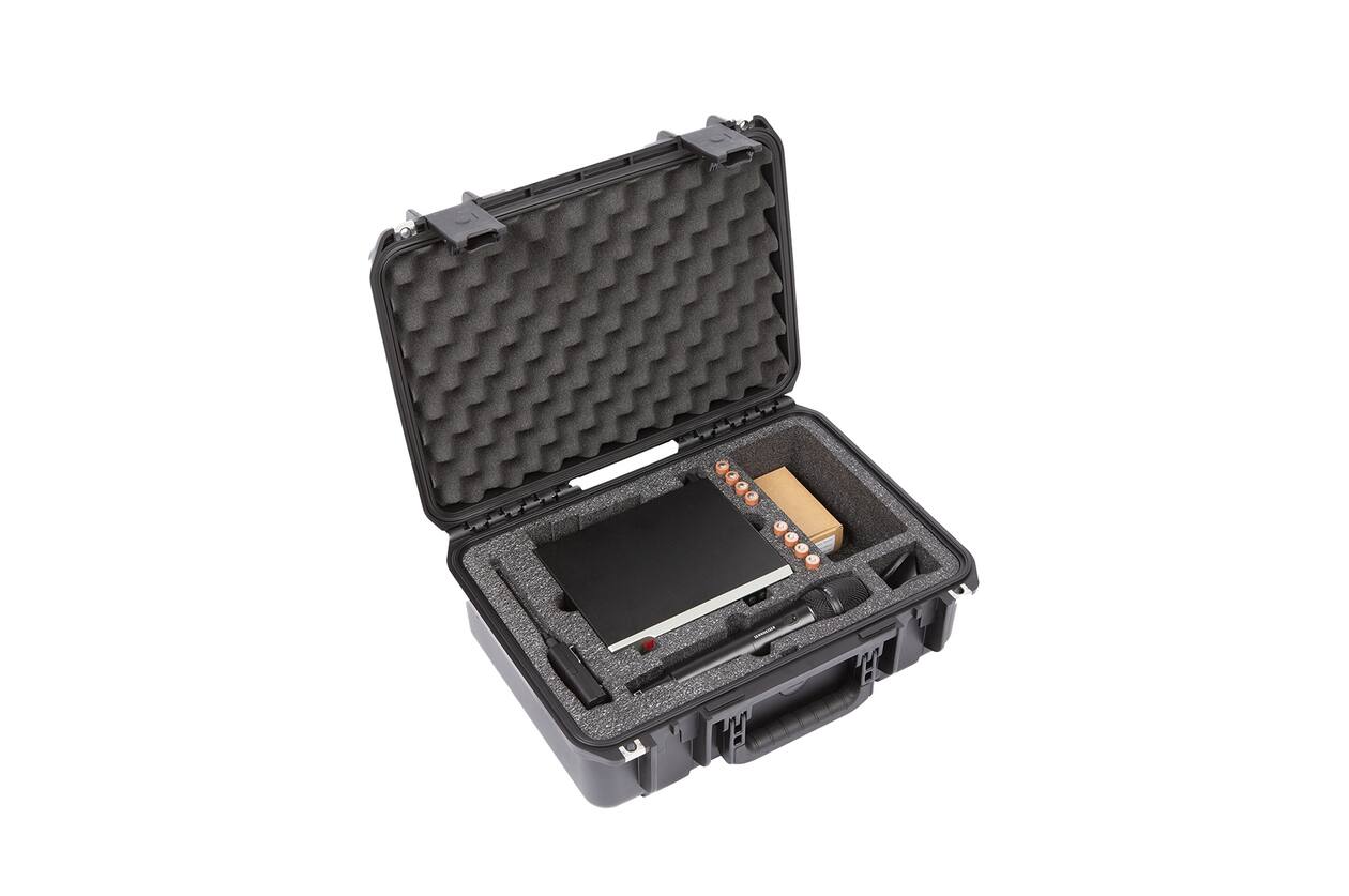 SKB - iSeries 1711-6 - Valise Étanche - Noire - Compartiment Sennheiser EW