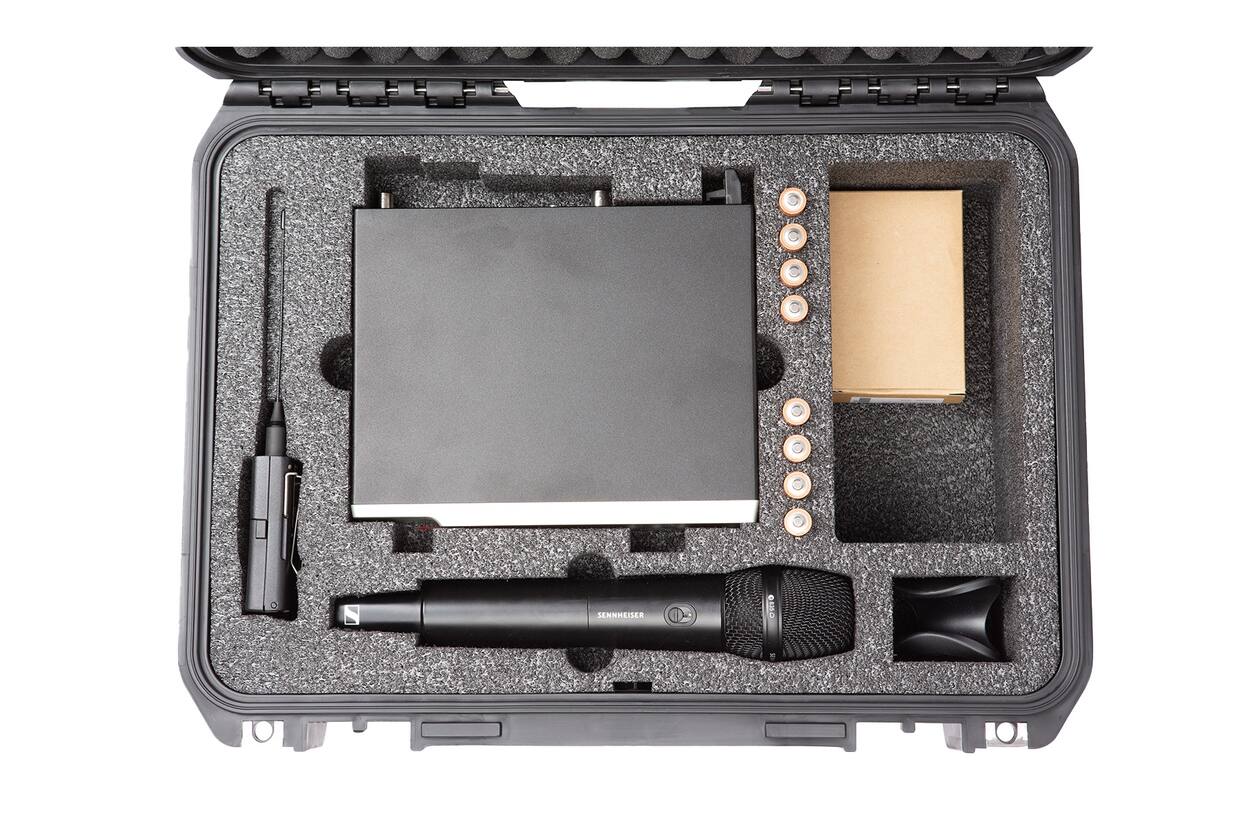 SKB - iSeries 1711-6 - Valise Étanche - Noire - Compartiment Sennheiser EW
