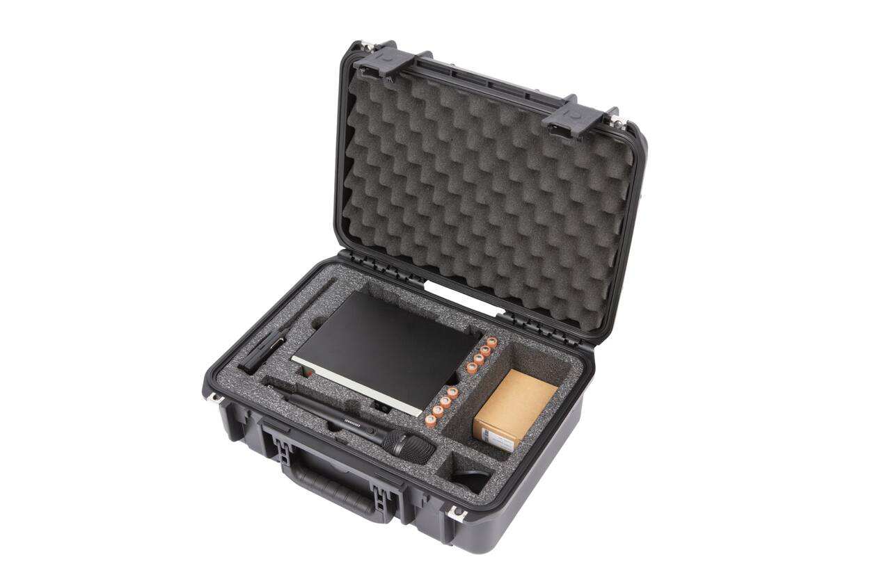 SKB - iSeries 1711-6 - Valise Étanche - Noire - Compartiment Sennheiser EW