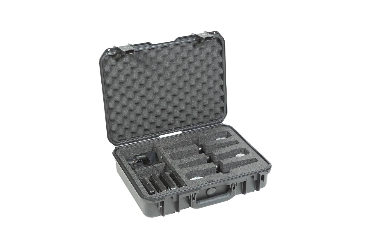 SKB - iSeries 1813-5 - Valise Étanche - Noire - Compartiment pour Quatre Microphones Sans Fil
