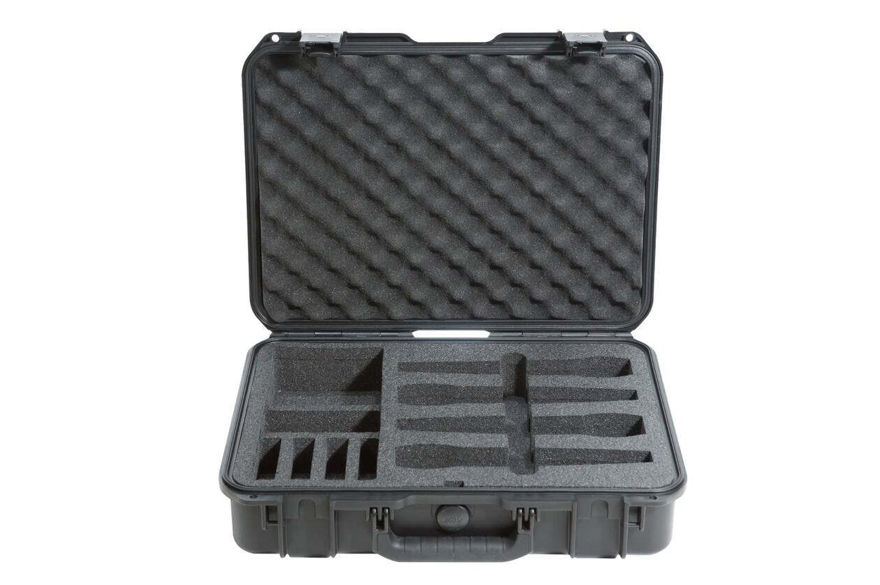 SKB - iSeries 1813-5 - Valise Étanche - Noire - Compartiment pour Quatre Microphones Sans Fil