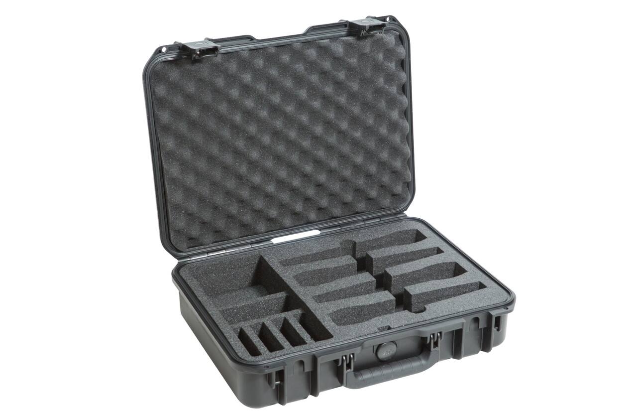 SKB - iSeries 1813-5 - Valise Étanche - Noire - Compartiment pour Quatre Microphones Sans Fil