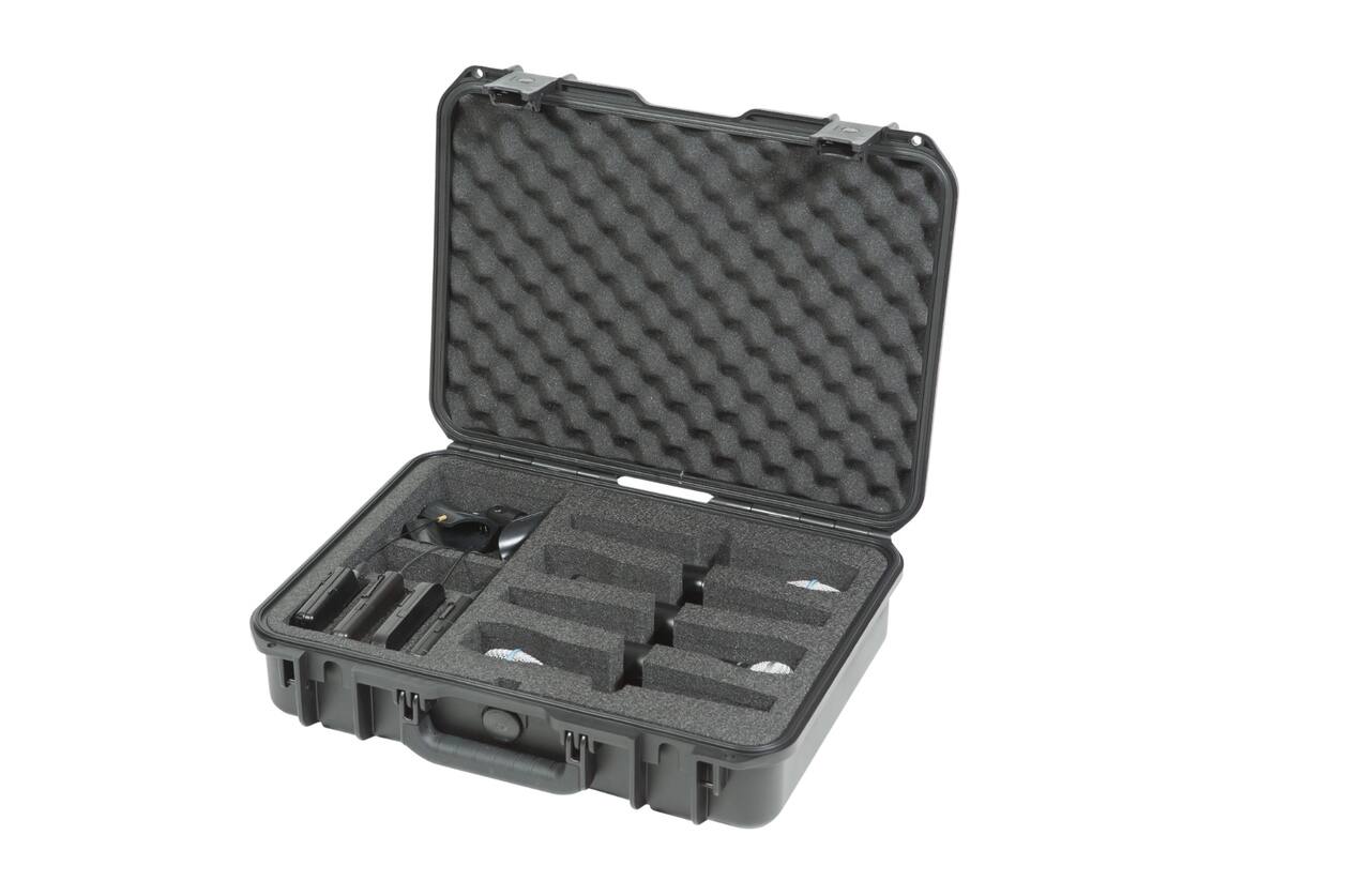 SKB - iSeries 1813-5 - Valise Étanche - Noire - Compartiment pour Quatre Microphones Sans Fil