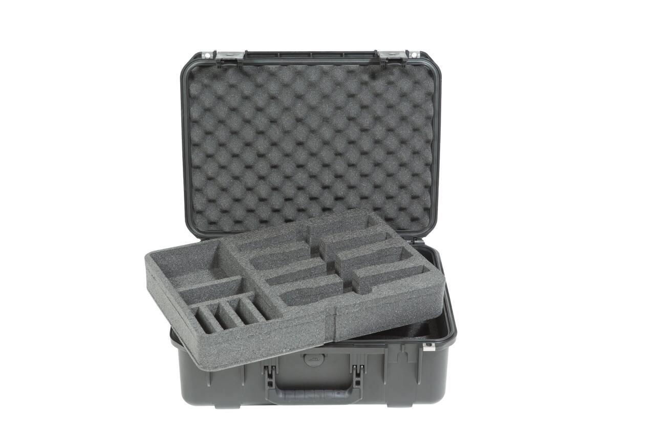 SKB - iSeries 3i-1813-7 - Valise étanche - Noir - Compartiment huit microphones sans fil