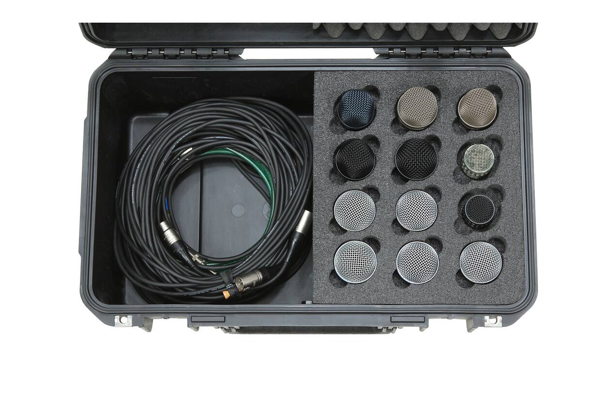 SKB - iSeries 3i-2011-8 - Valise étanche - Noir - Compartiment pour douze microphones