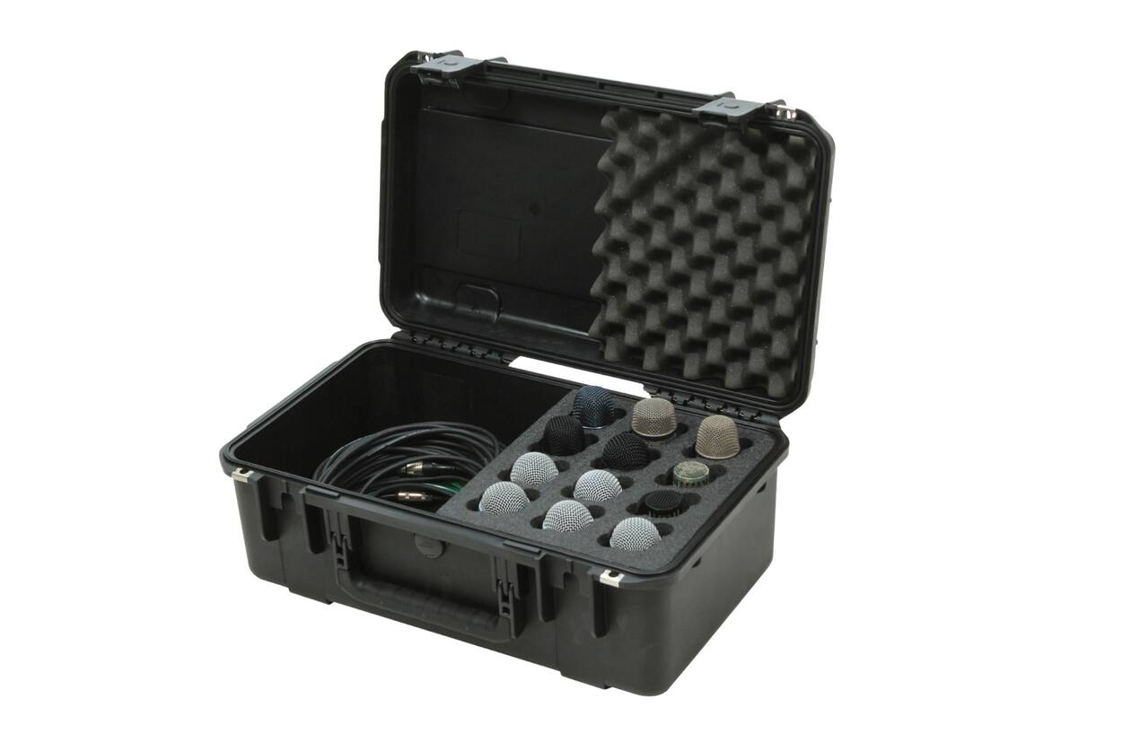 SKB - iSeries 3i-2011-8 - Valise étanche - Noir - Compartiment pour douze microphones
