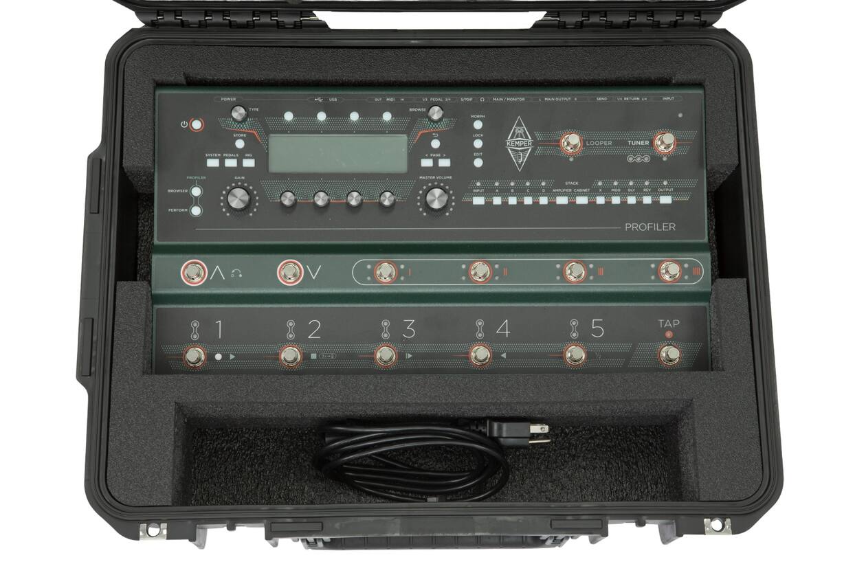 SKB - iSeries 3i-2015-7 - Valise Étanche - Noire - Compartiment Kemper Profiler Stage Pédalier