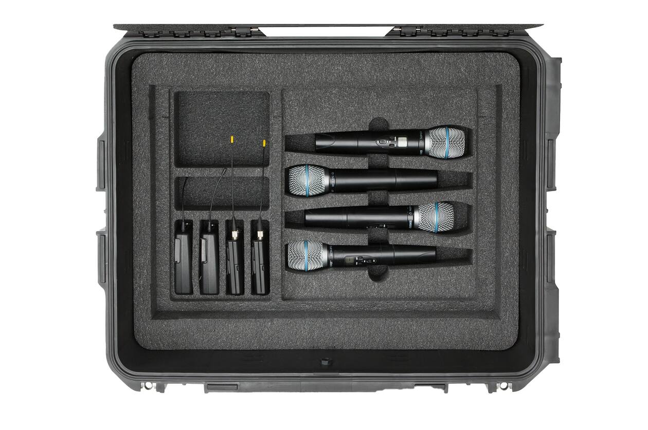 SKB - iSeries 3i-2217-10 - Valise étanche - Noir - Fly Rack 2U pour microphone sans fil