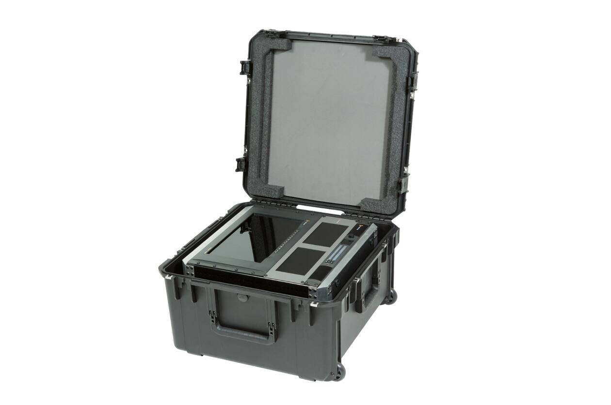 SKB - iSeries 2222-12 - Valise Étanche - Noire - Rack Amovible 10U Profond