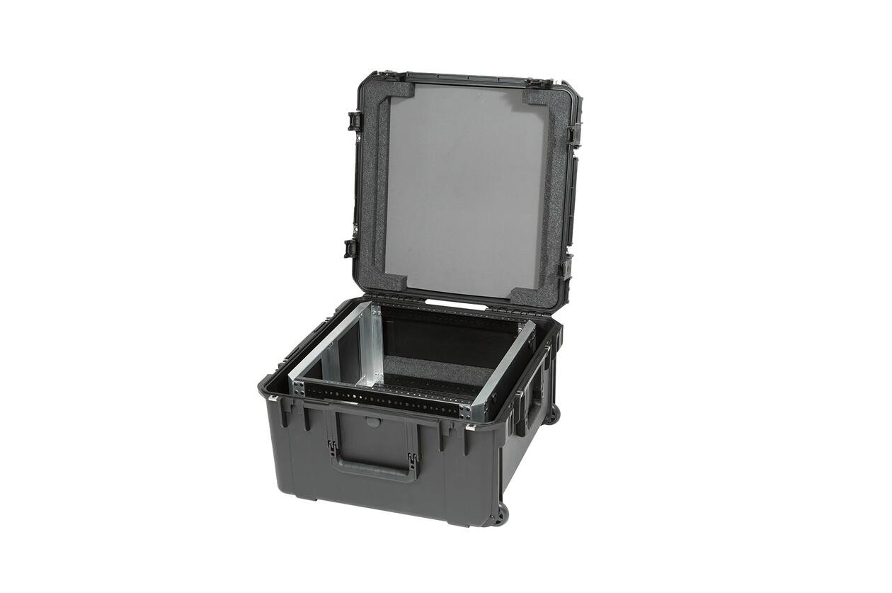 SKB - iSeries 2222-12 - Valise Étanche - Noire - Rack Amovible 10U Profond