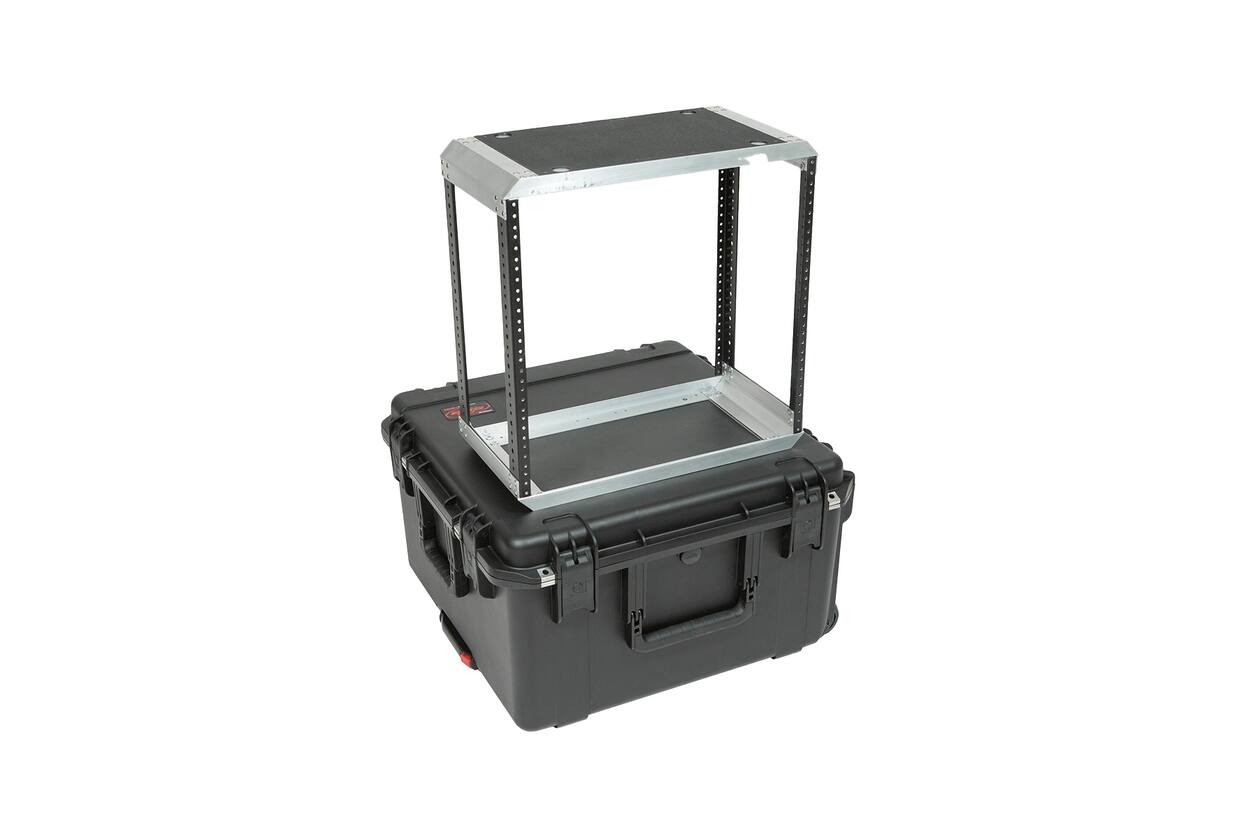 SKB - iSeries 2222-12 - Valise Étanche - Noire - Rack Amovible 10U Profond
