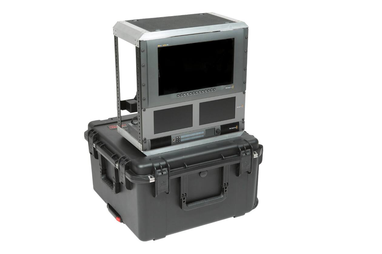 SKB - iSeries 2222-12 - Valise Étanche - Noire - Rack Amovible 10U Profond
