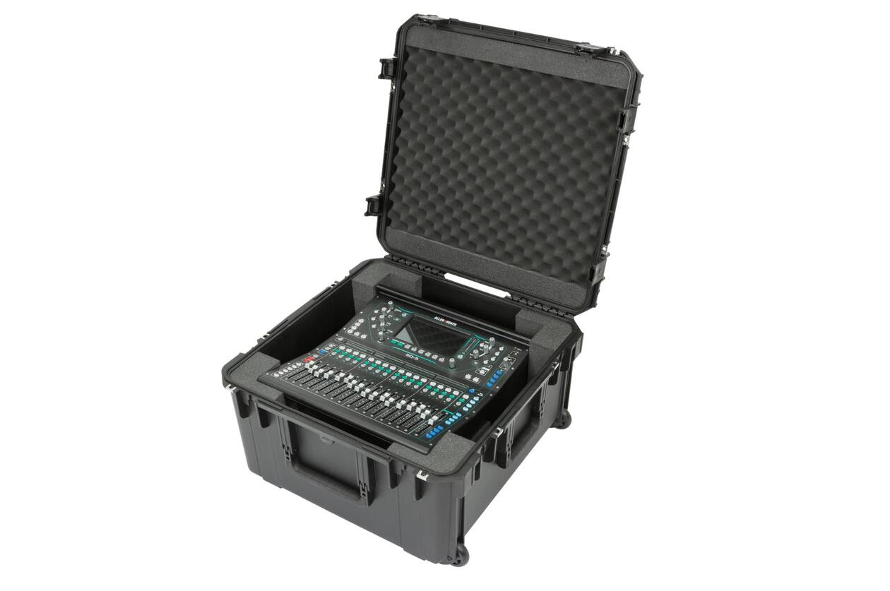 SKB - iSeries 3i-2222-12 - Valise étanche - Noir - Compartiment pour table de mixage Allen & Heath SQ5