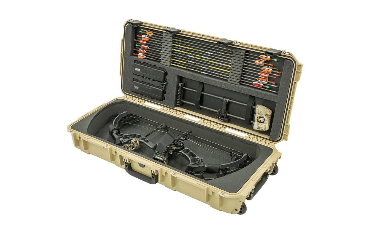 SKB - iSeries 3i-3614-6 - Valise étanche - Beige - Compartiment pour arc Mathews® Small Parallel Limb