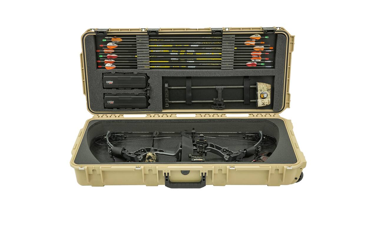 SKB - iSeries 3i-3614-6 - Valise étanche - Beige - Compartiment pour arc Mathews® Small Parallel Limb