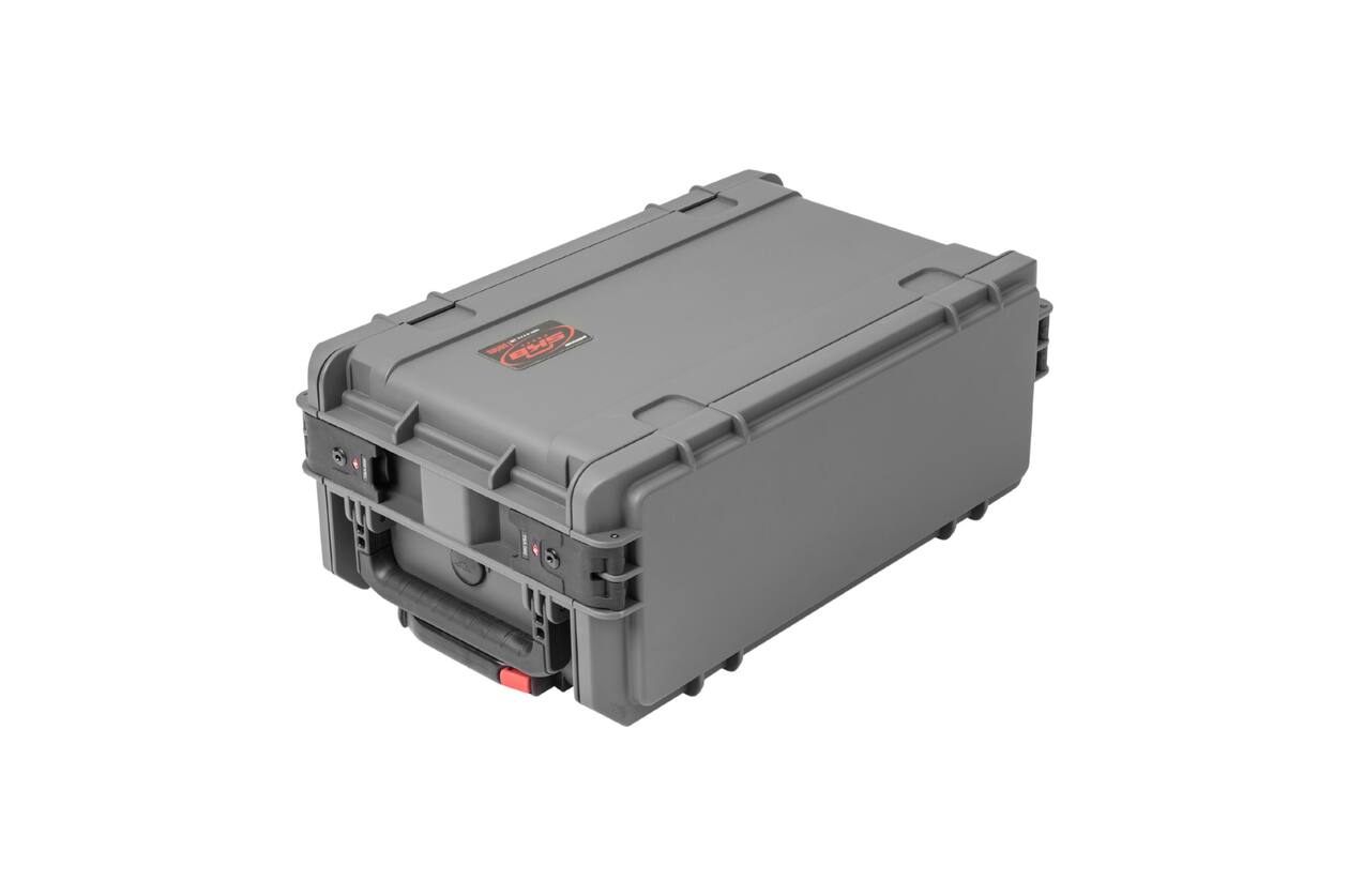 SKB - Rack moulé par injection 4U gris foncé - 11 pouces de profondeur - avec roulettes et poignée