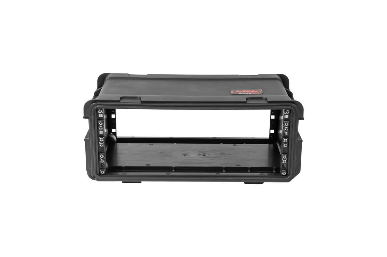 SKB - Rack moulé par injection 4U - 28 cm de profondeur - avec roulettes et poignée