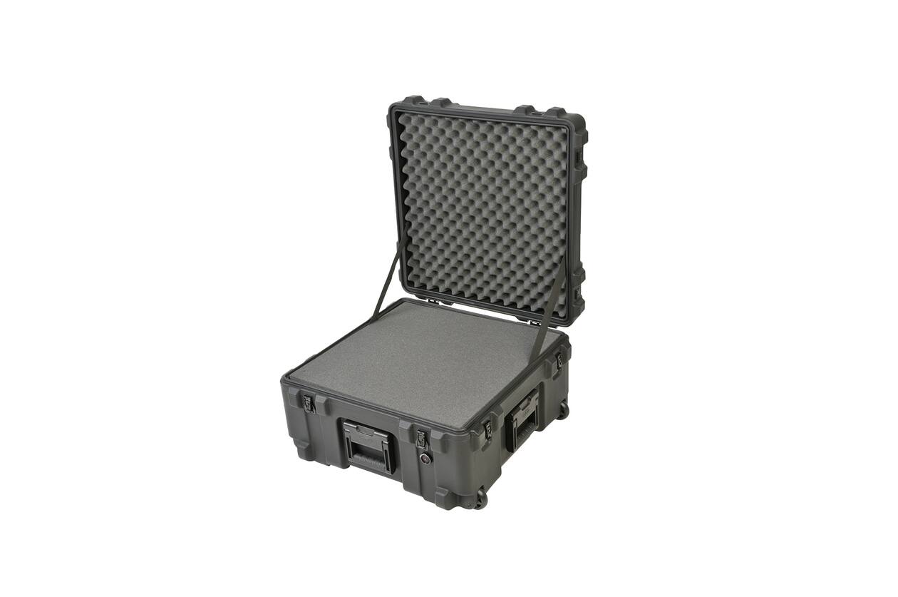 SKB - rSeries 3R-2222-12 - Valise étanche - Noir - Mousse Cubique - avec roulettes