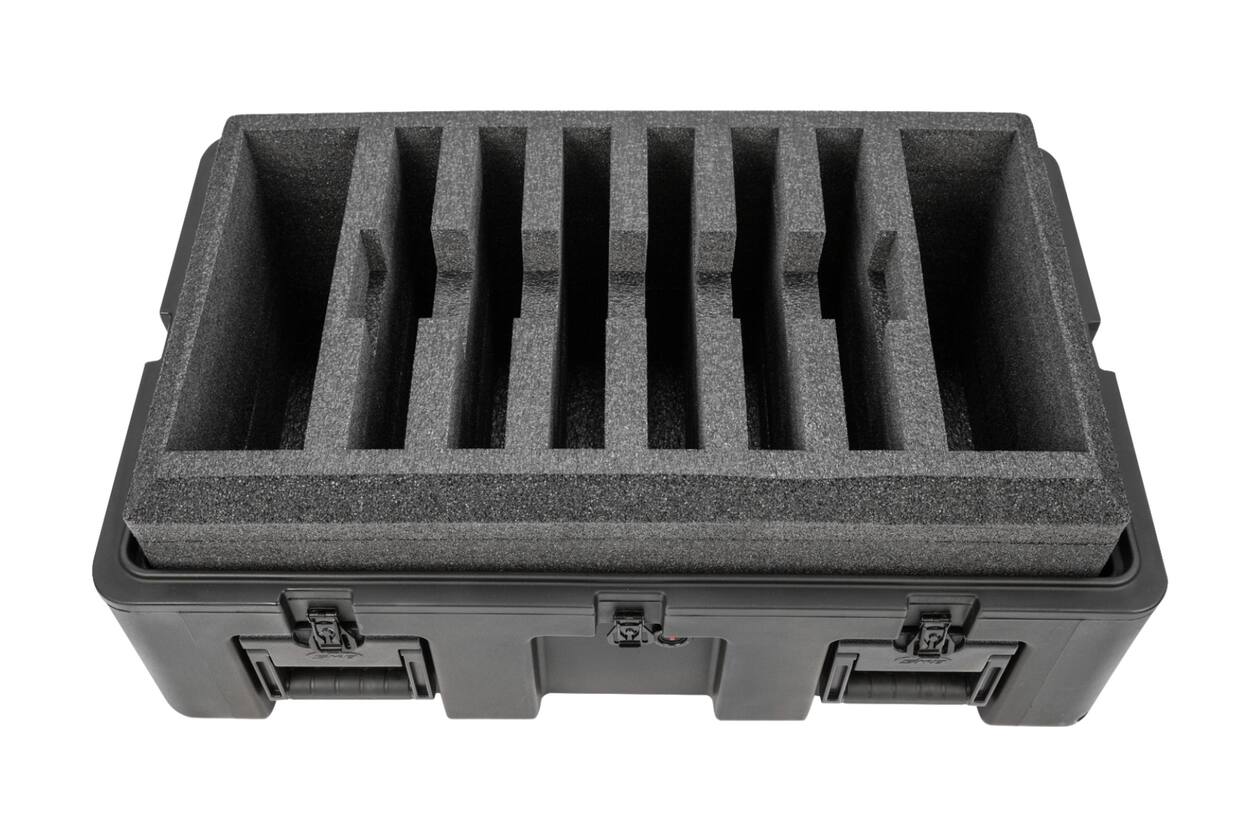 SKB - rSeries - Valise pour six ordinateurs portables et deux poches accessoires