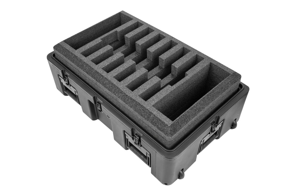 SKB - rSeries - Valise pour six ordinateurs portables et deux poches accessoires