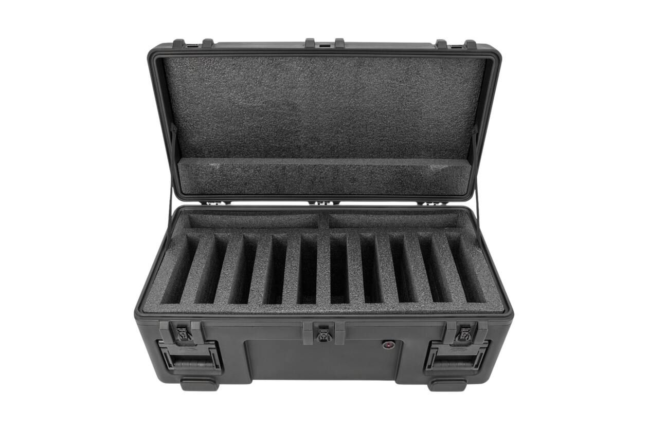SKB - rSeries - Valise pour dix ordinateurs portables et deux poches accessoires
