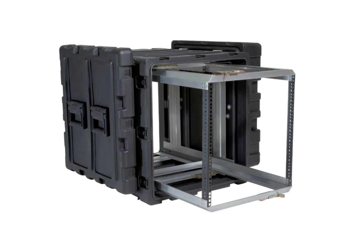 SKB - 3RR Series - Rack Anti-Choc Amovible 11U - Noir - 24 pouces de profondeur